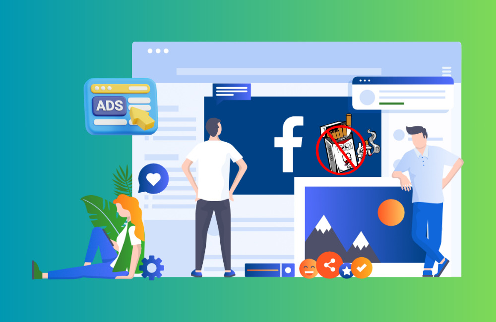 Cho thuê tài khoản quảng cáo thuốc lá trên Facebook