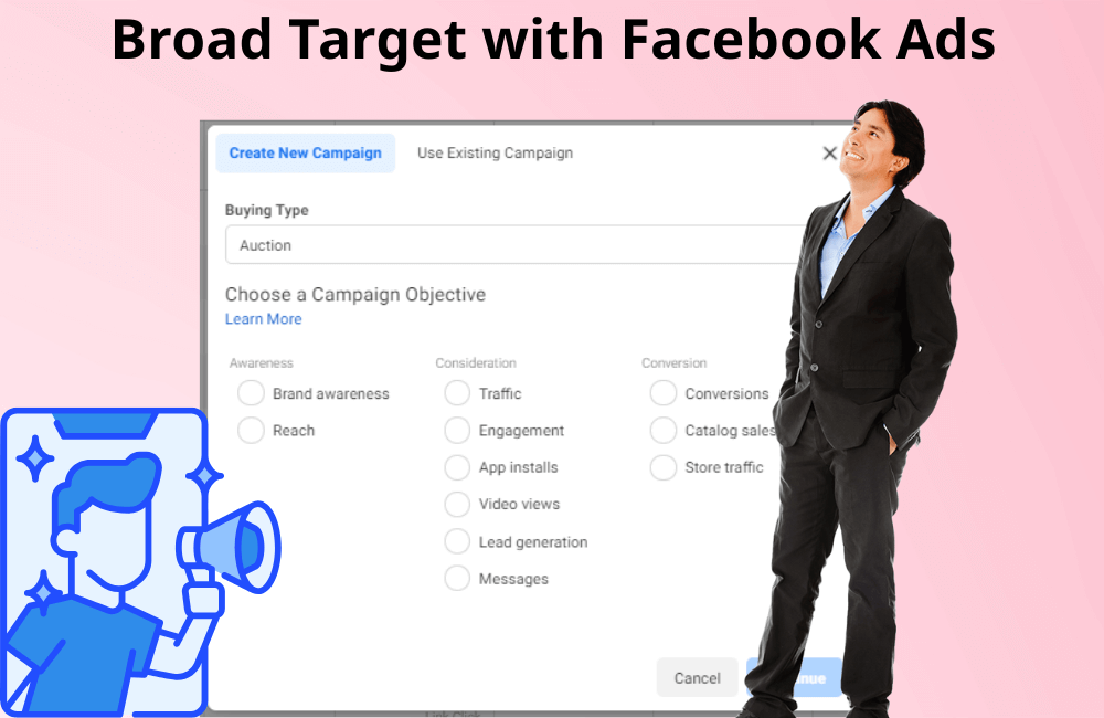 Cách nhắm mục tiêu rộng với quảng cáo trên Facebook