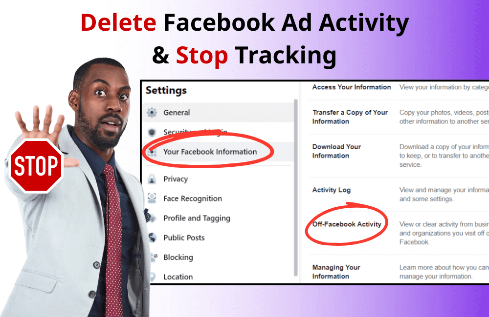 Cách xóa hoạt động quảng cáo trên Facebook và ngừng theo dõi