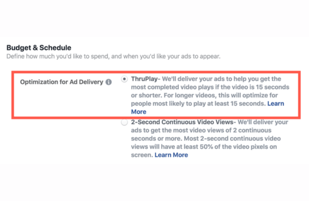 Quảng cáo ThruPlay trên Facebook là gì?