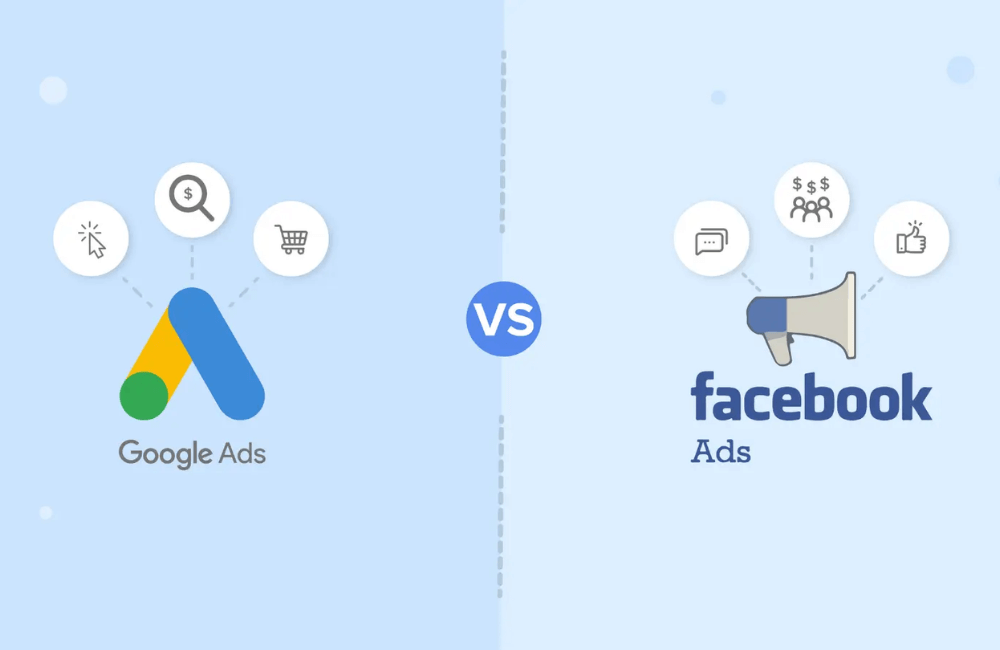 Tìm hiểu sự khác biệt giữa Facebook Ads và Google Ads
