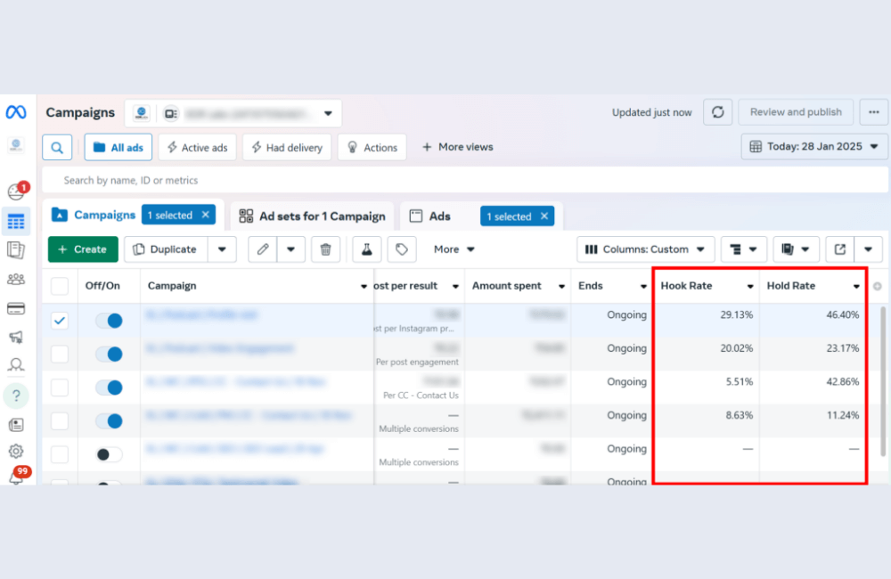 Các chỉ số quan trọng bạn cần cân nhắc đưa vào bảng điều khiển quảng cáo Facebook