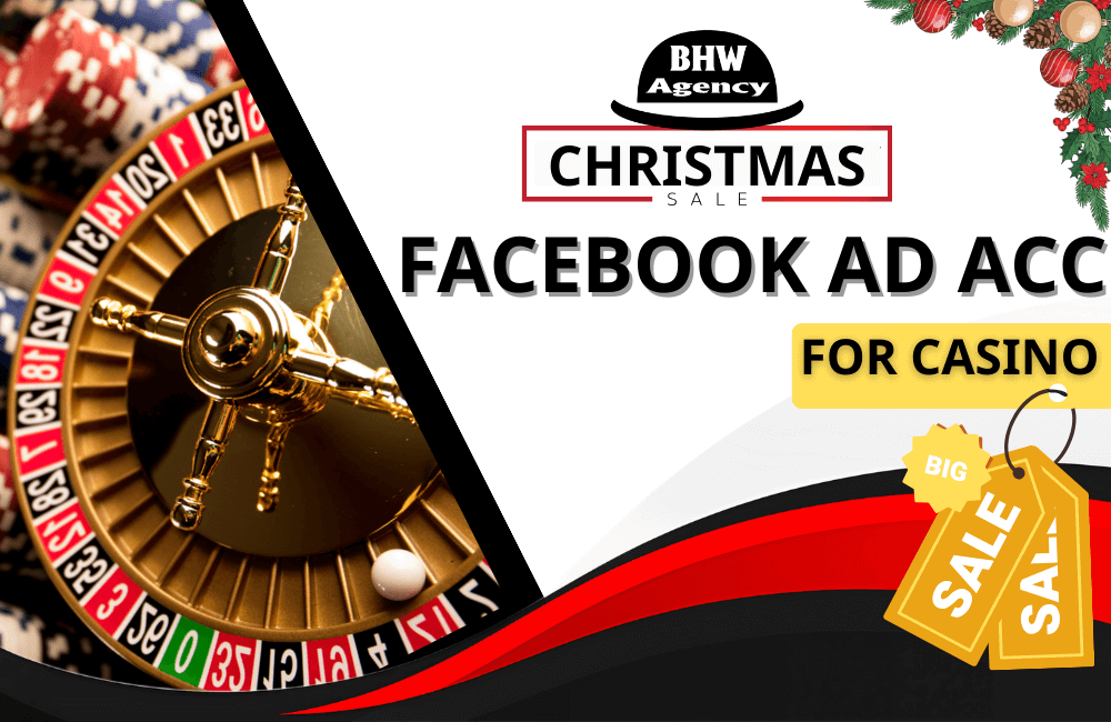 Quảng cáo Casino trên Facebook: Thuê tài khoản quảng cáo với chính sách đảm bảo và hỗ trợ bỏ qua chính sách bảo mật.