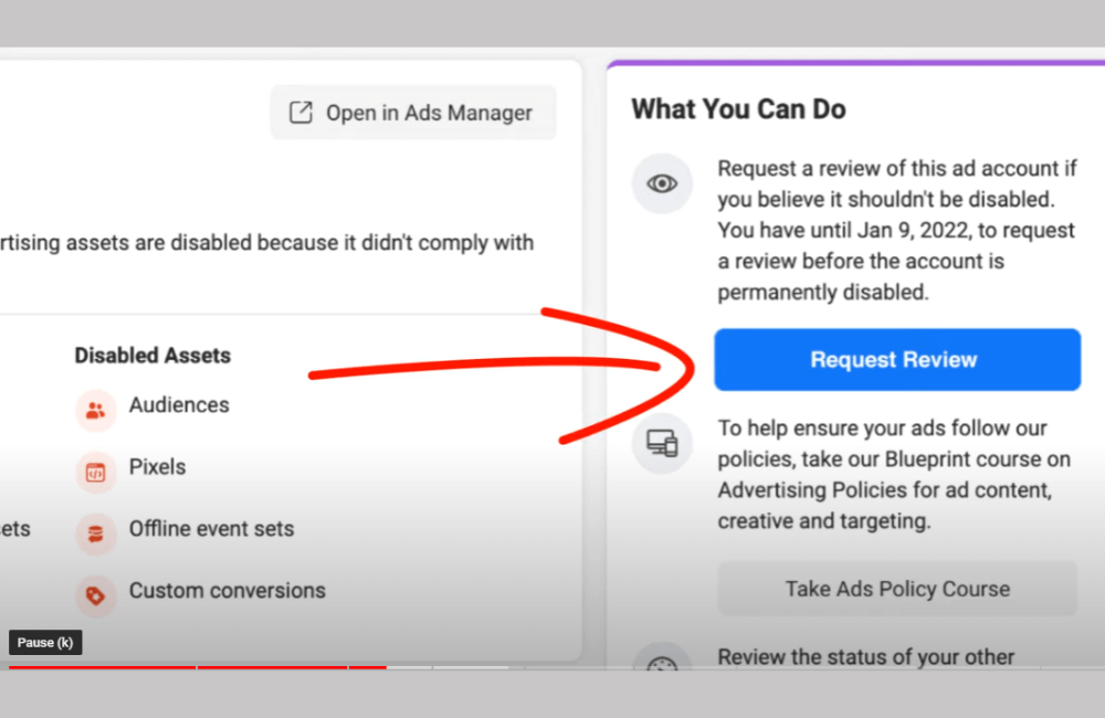Khắc phục tình trạng tài khoản bị vô hiệu hóa gây khó chịu cho các nhà quảng cáo