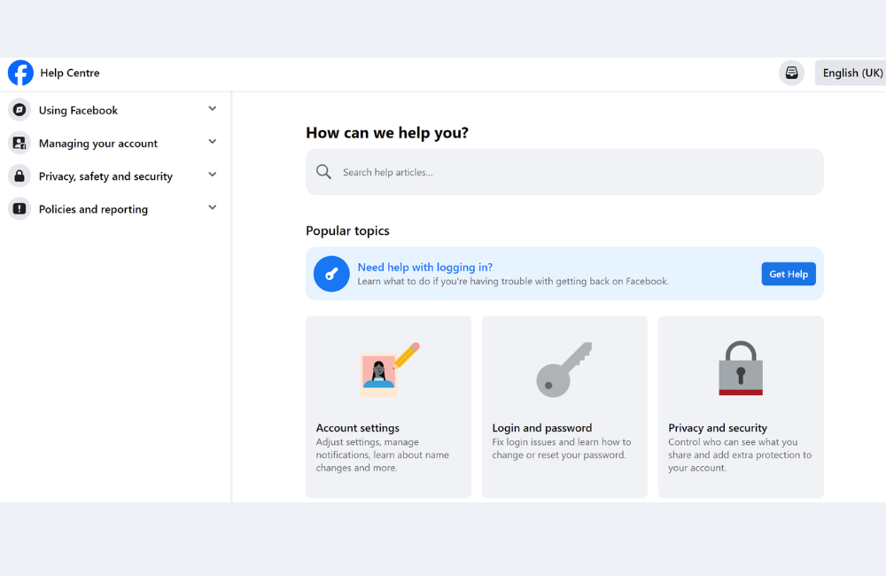 Facebook không hiển thị tùy chọn đơn kháng cáo. Cách khắc phục